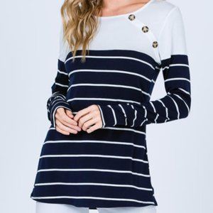 Striped Long Sleeve Tee